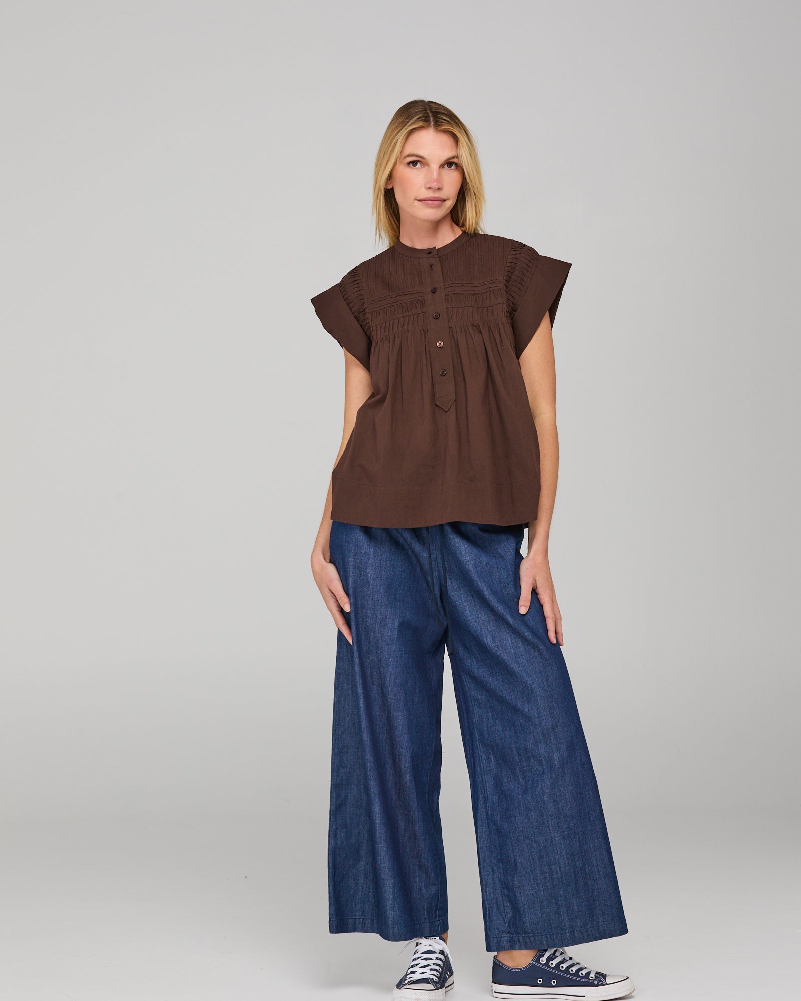 Danika Top - Ground Coffee