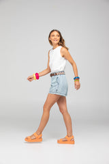 Shell Belt - Shell/Suede