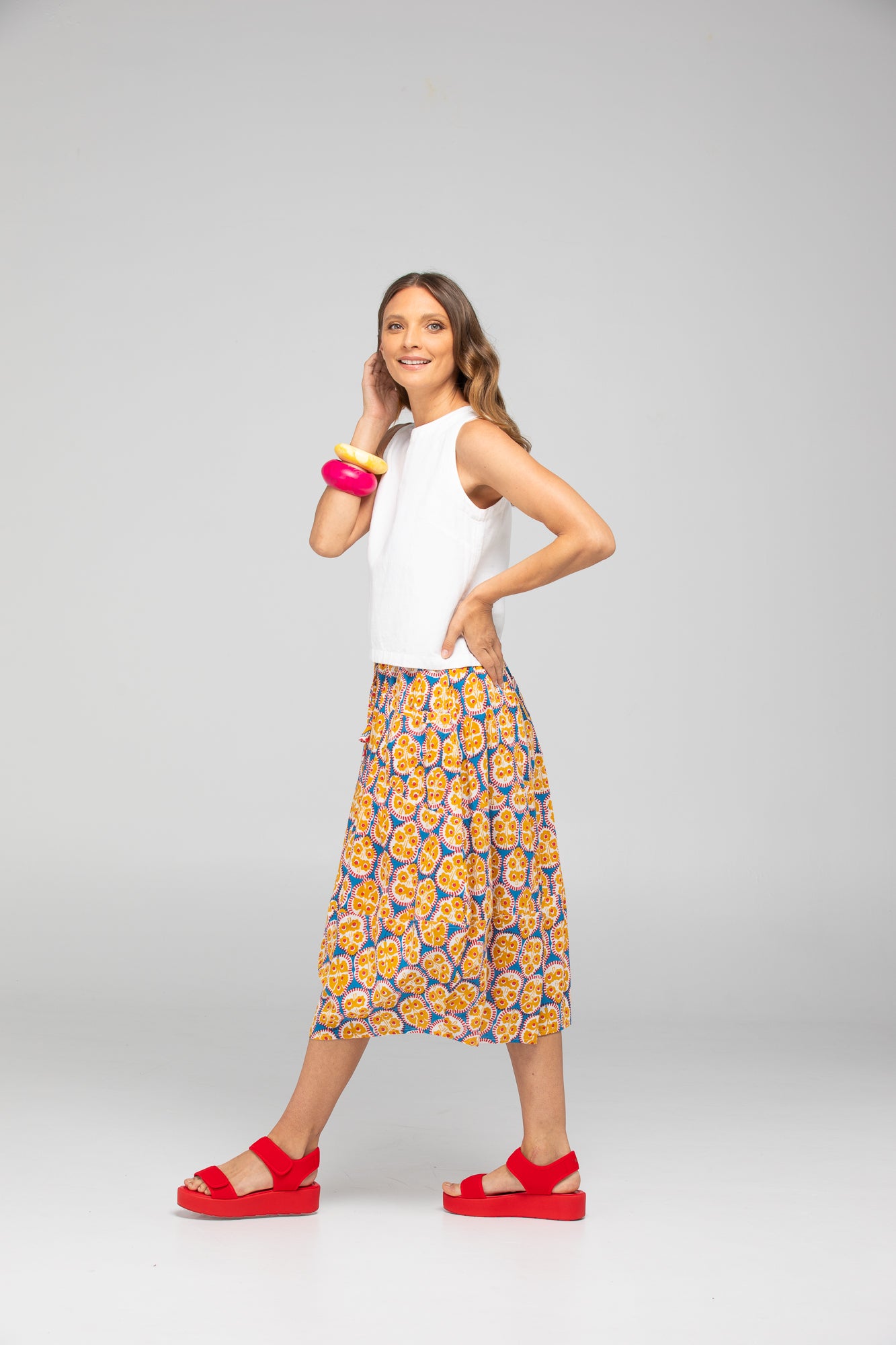 Guru Skirt - Emilia Blue