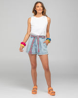 Izzy Belt - Aqua/Fiore