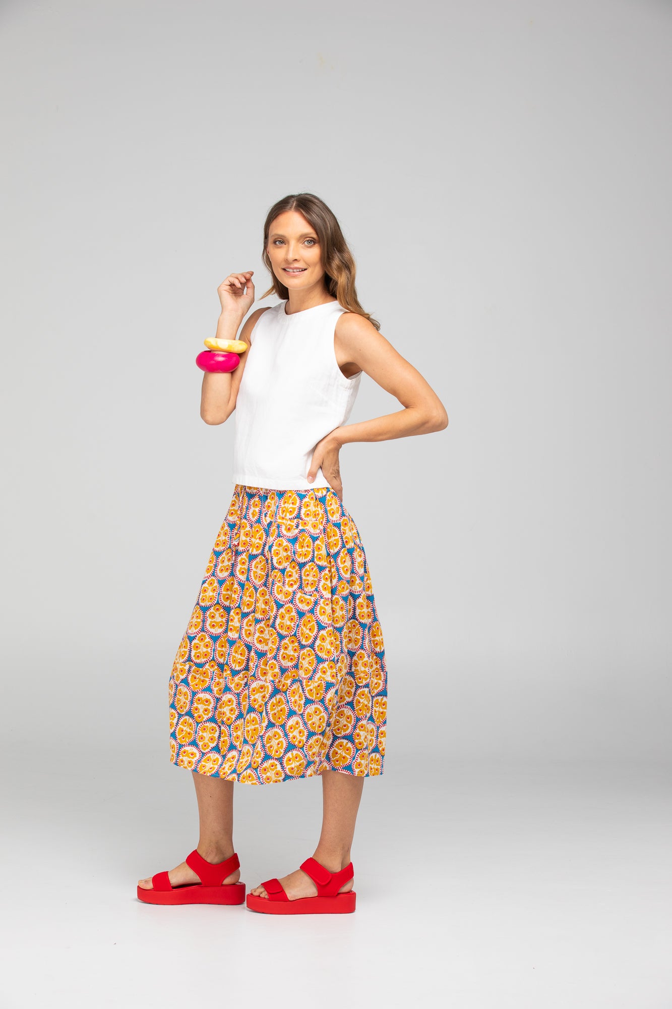 Guru Skirt - Emilia Blue