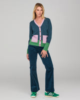 Poet Cardigan - Blue Multi