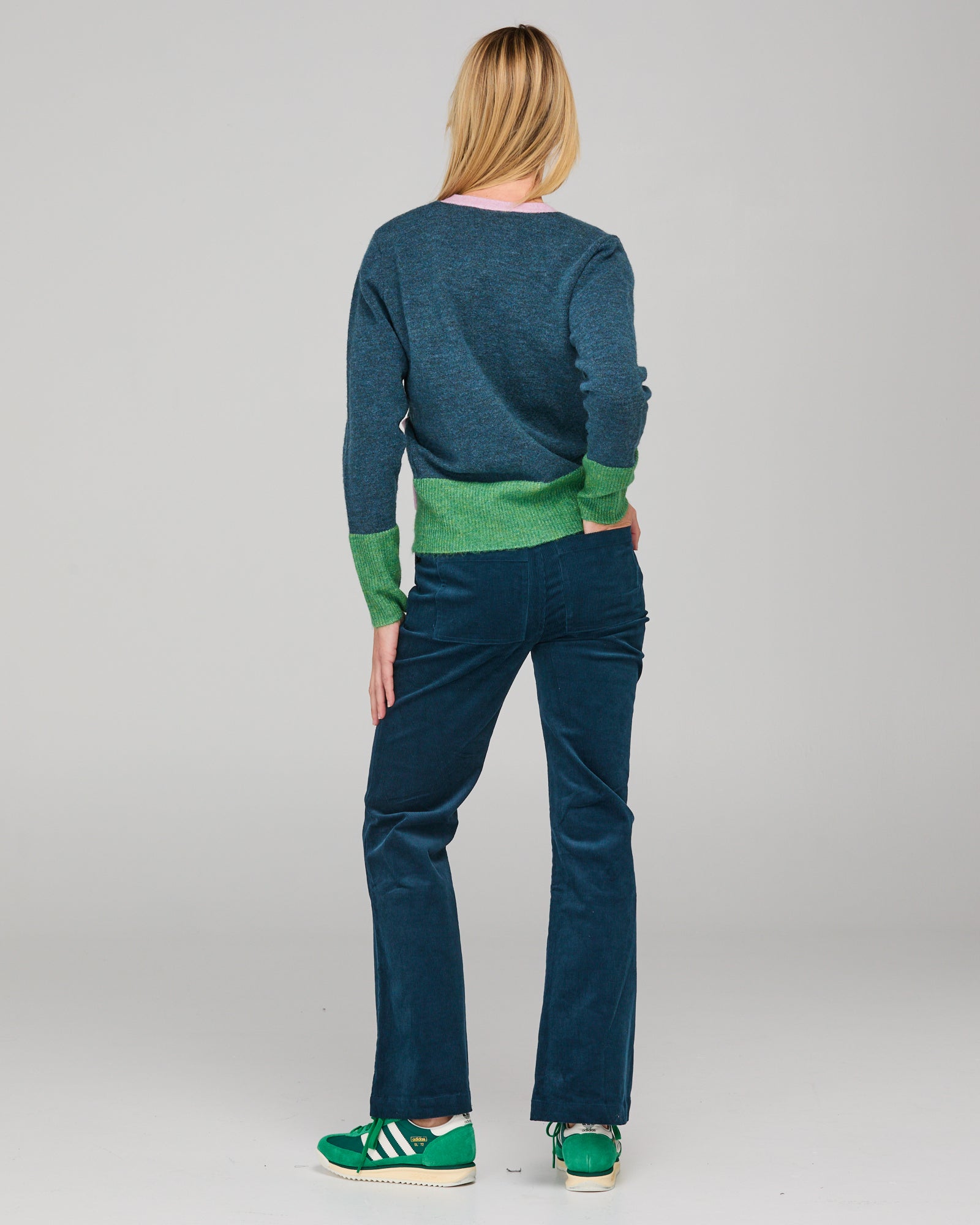 Poet Cardigan - Blue Multi