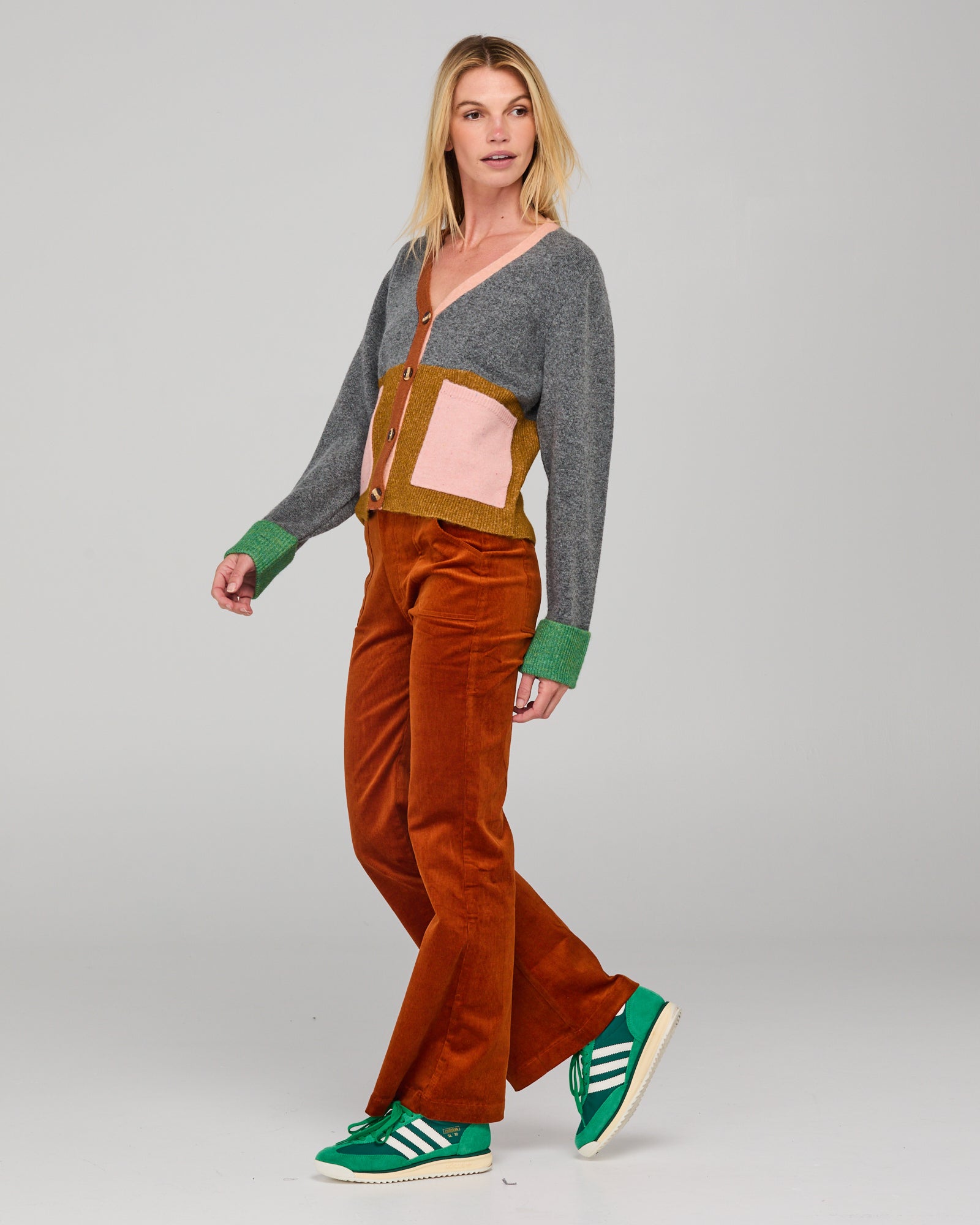 Remi Cardigan - Grey Multi