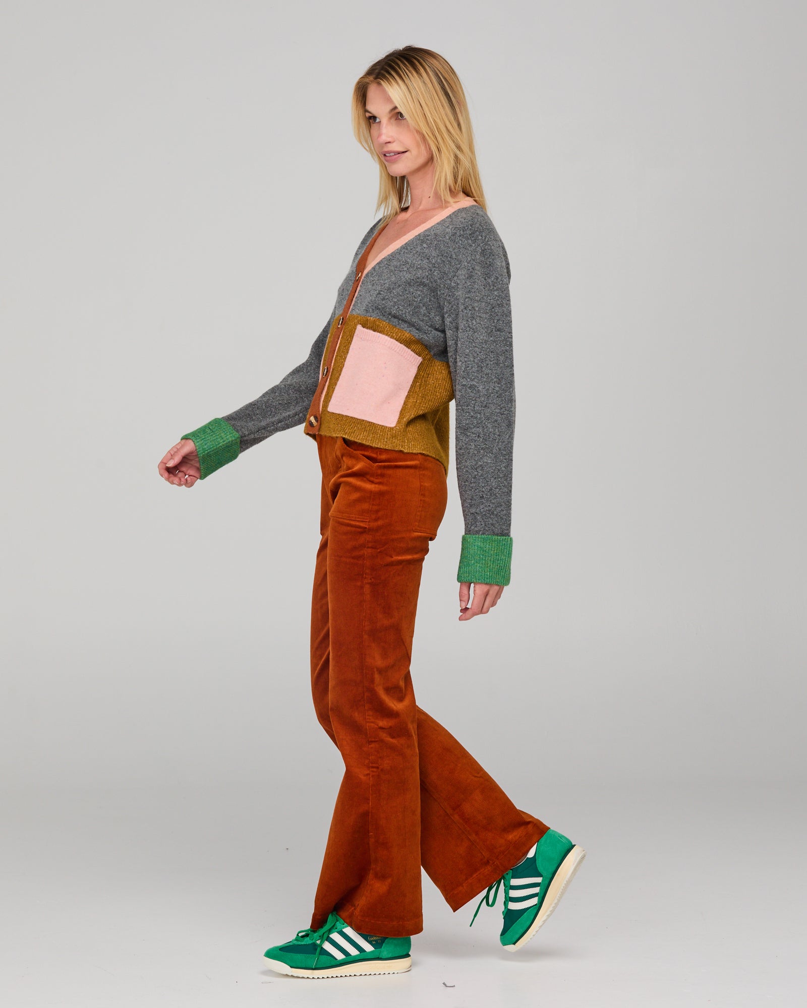 Remi Cardigan - Grey Multi