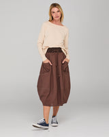 Guru Skirt - Dark Taupe