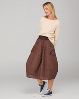Guru Skirt - Dark Taupe