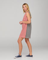 Gillie Dress - Spliced Seersucker