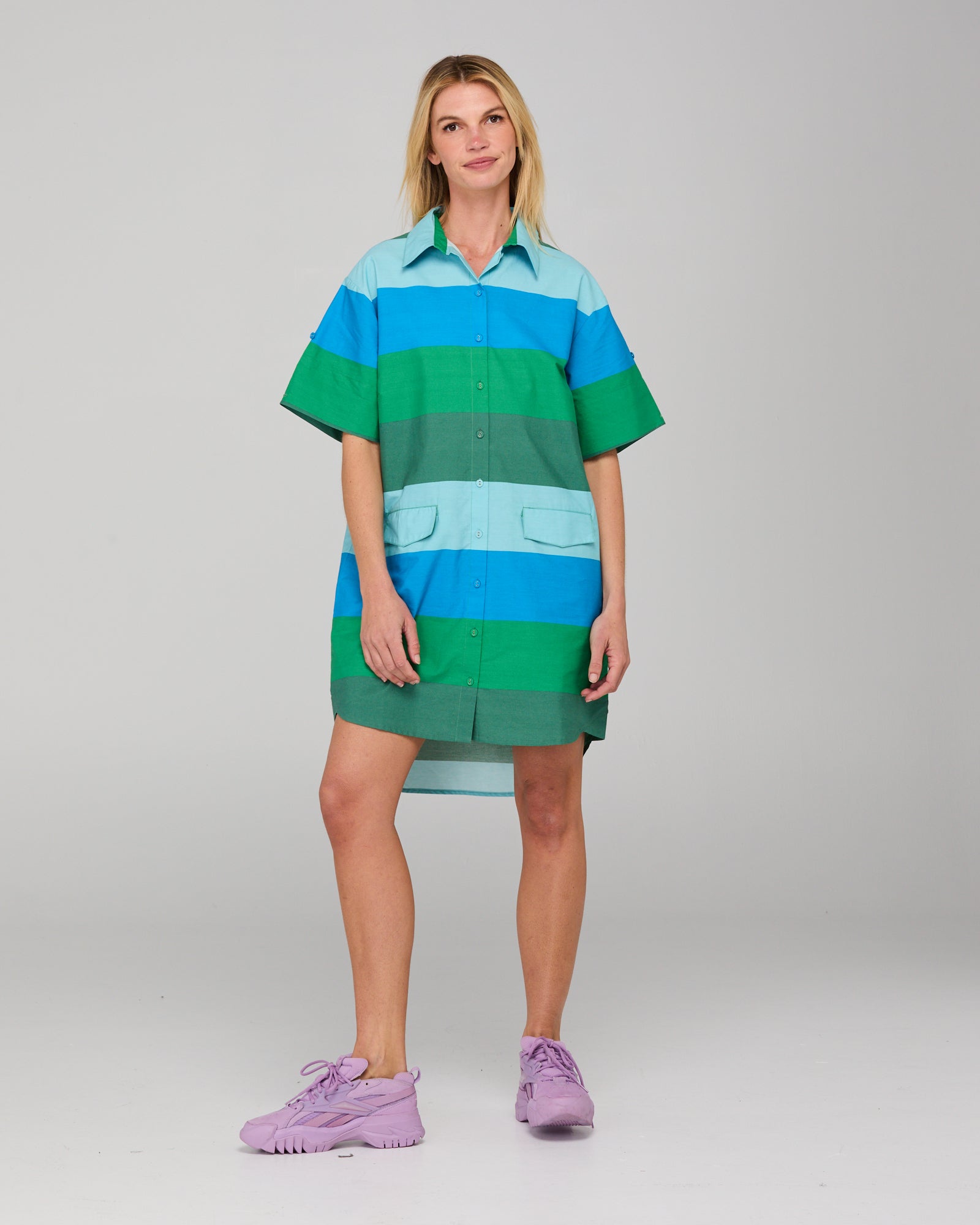 Kimi Dress - Emi Blue