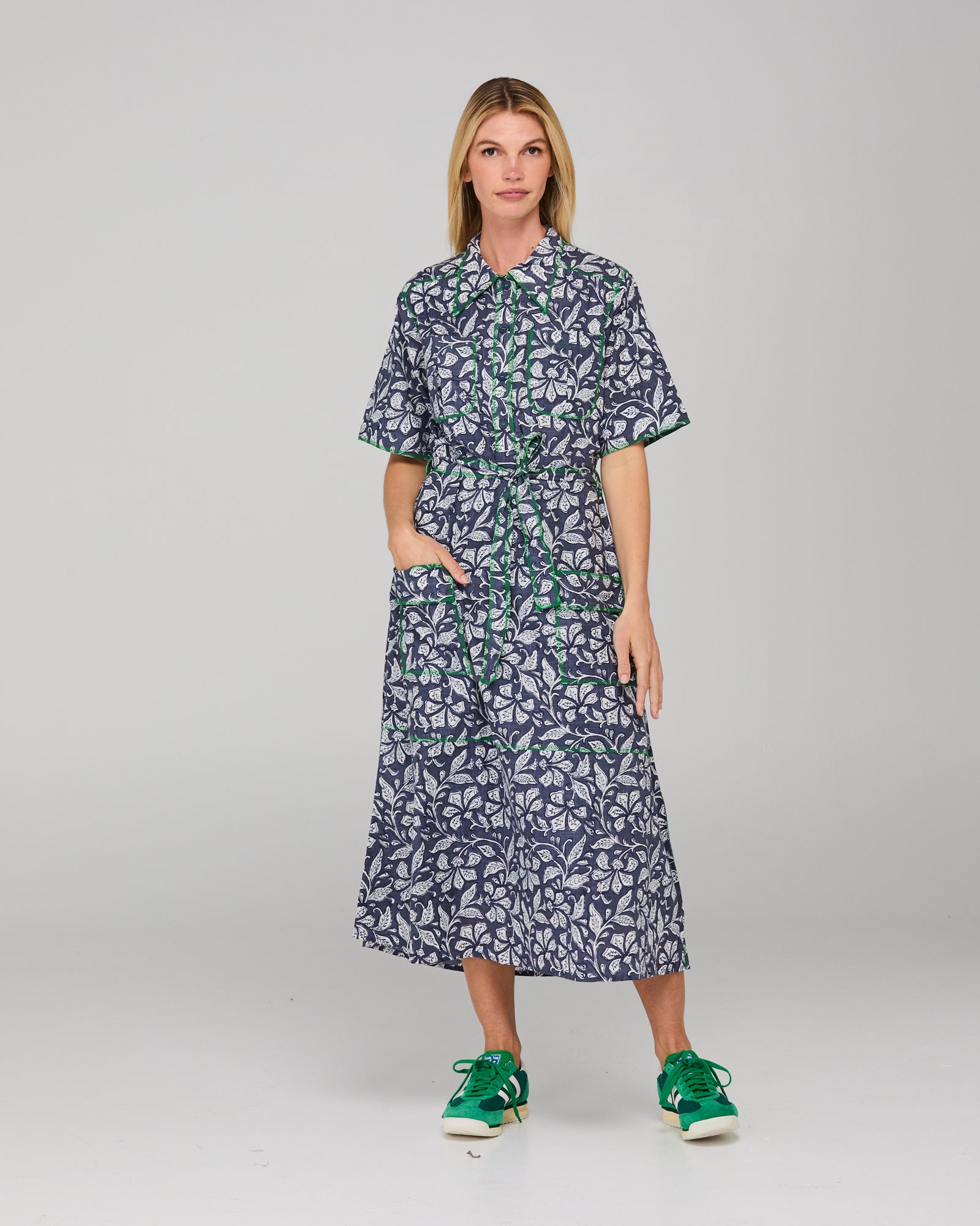 Rishi Dress - Izumi Navy