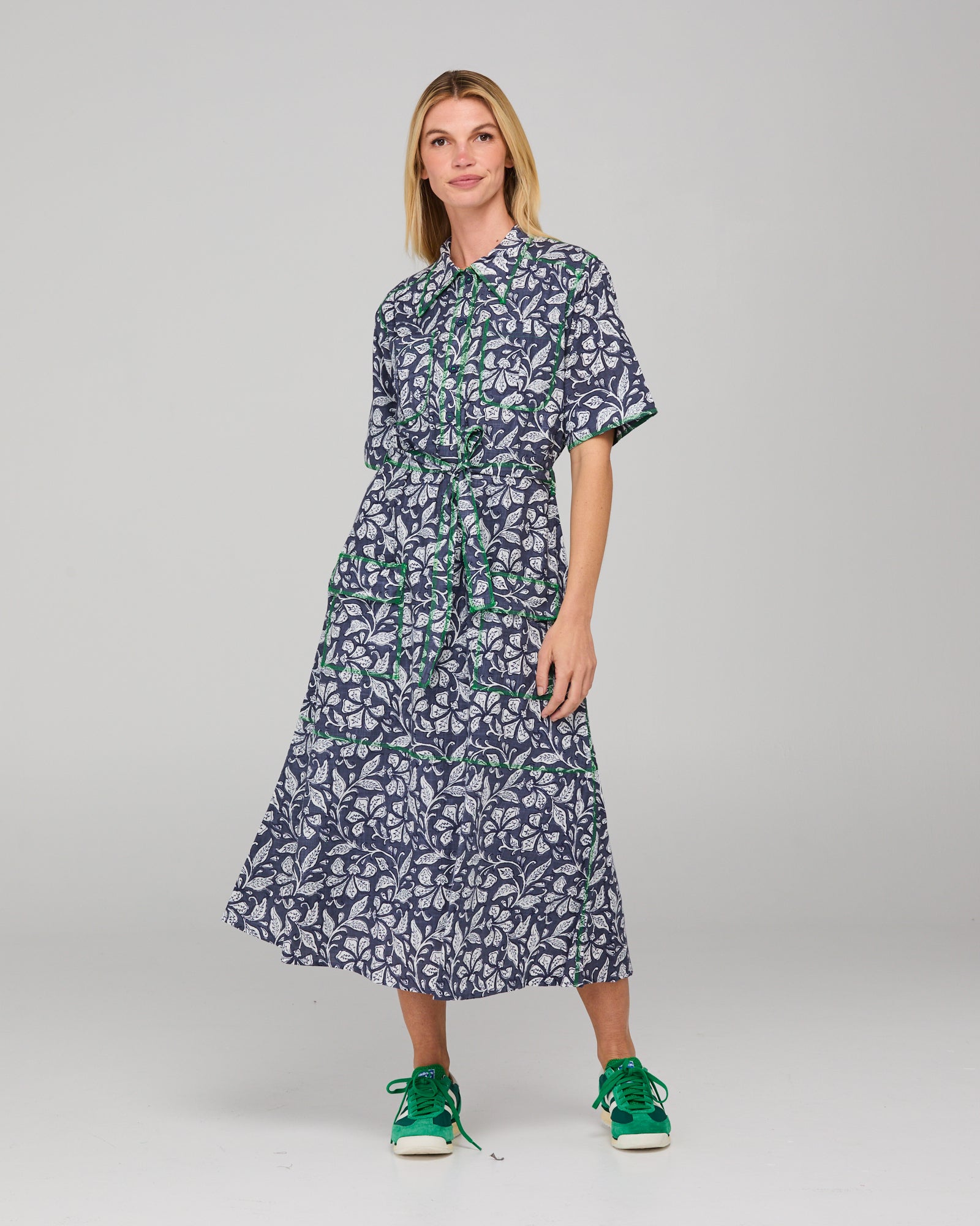 Rishi Dress - Izumi Navy