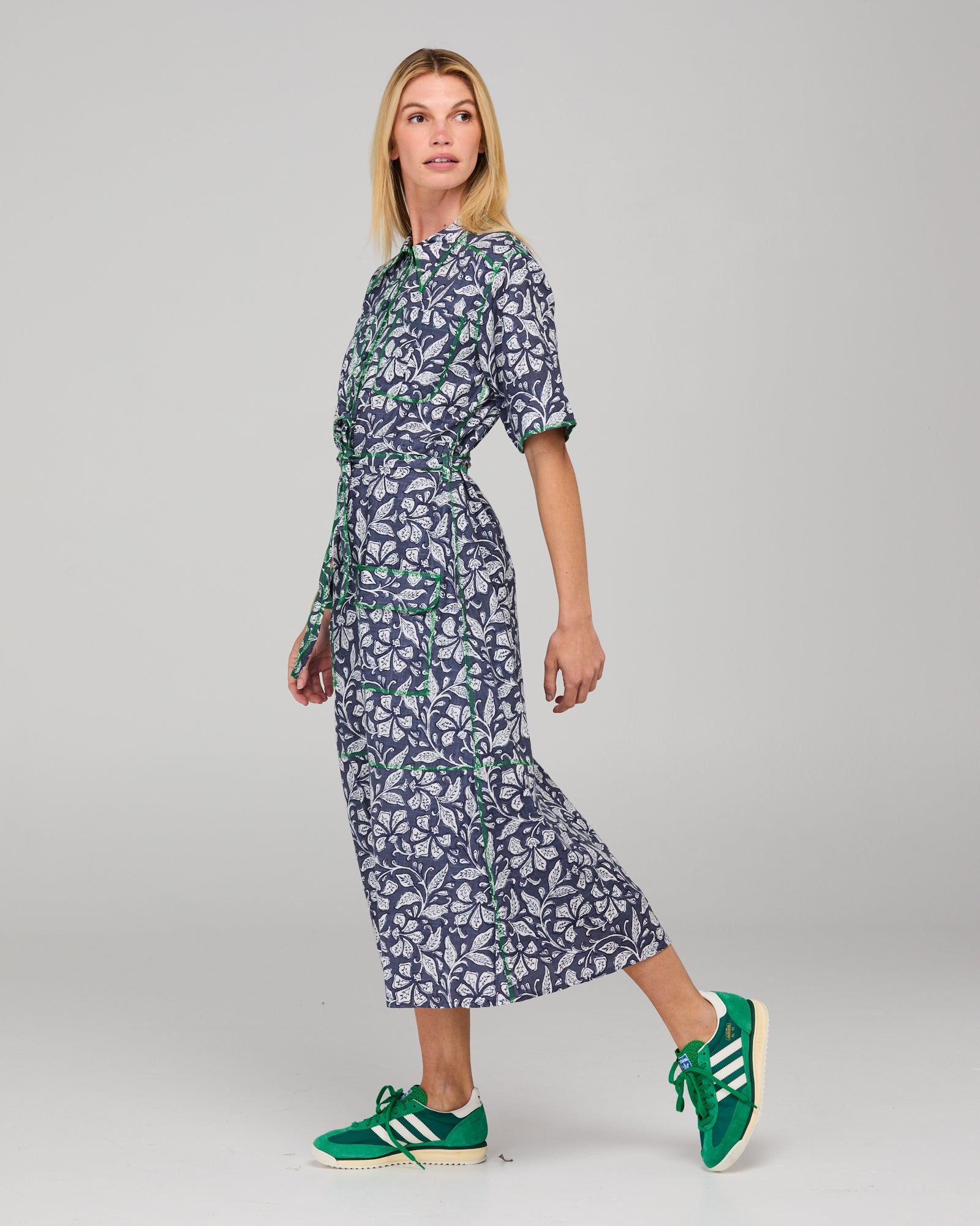 Rishi Dress - Izumi Navy