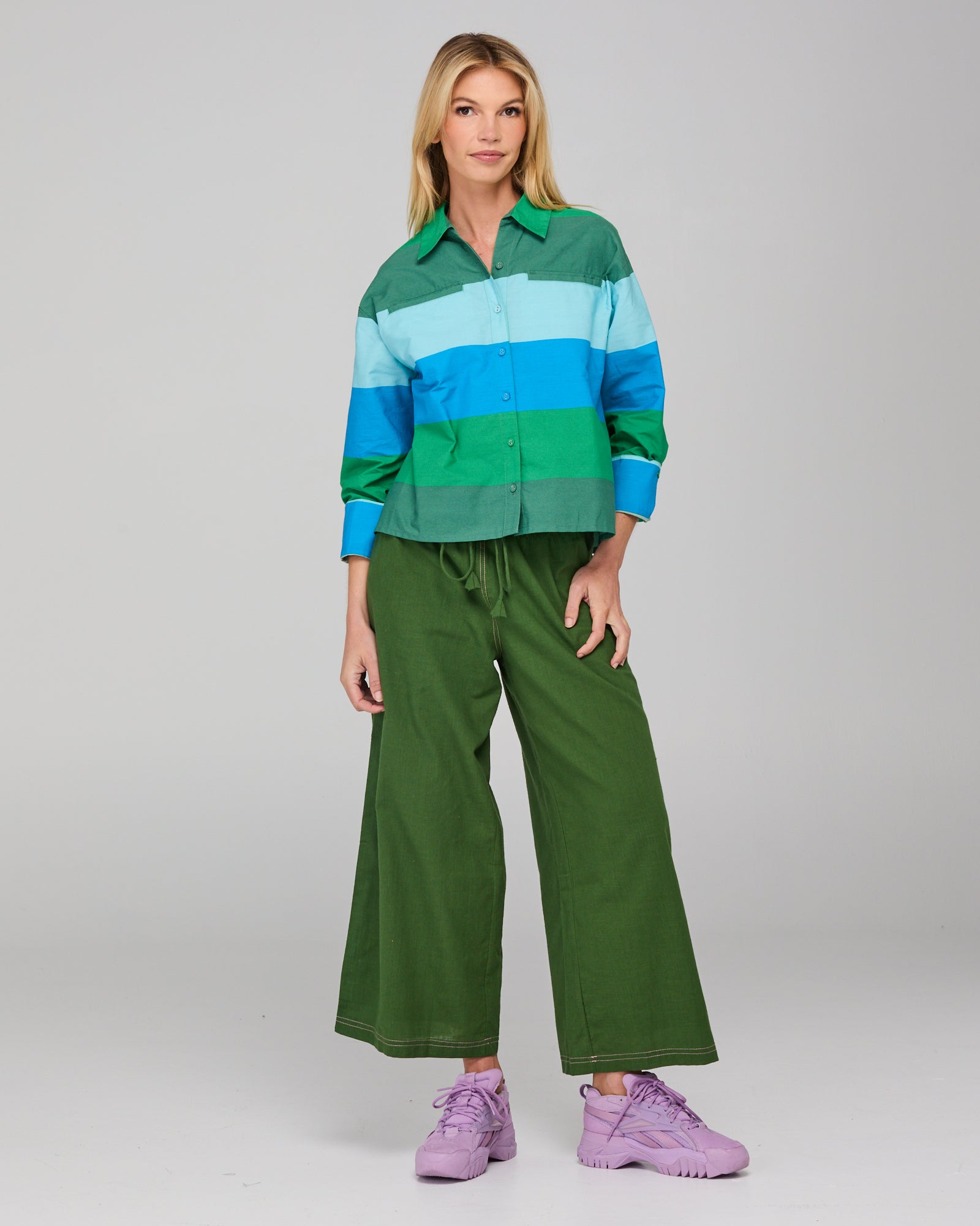 Kimi Shirt - Emi Blue