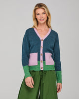 Poet Cardigan - Blue Multi