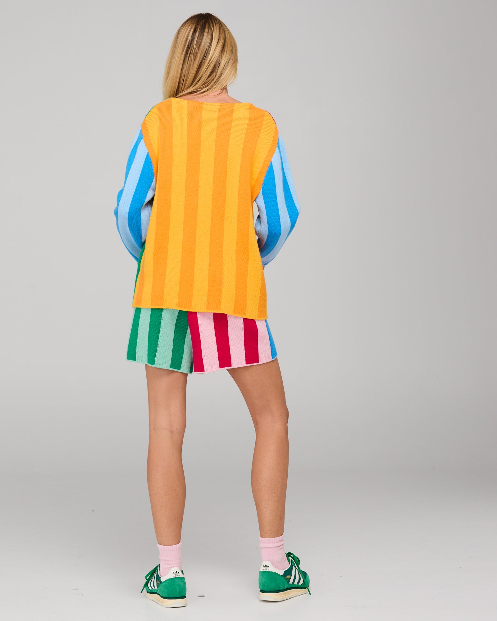 Rainbow Cardigan - Rainbow Stripe