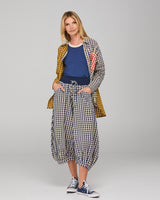 Guru Pant - Navy Seersucker