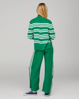 Zena Pant - Green Stripe