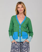 Poet Cardigan - Green Multi