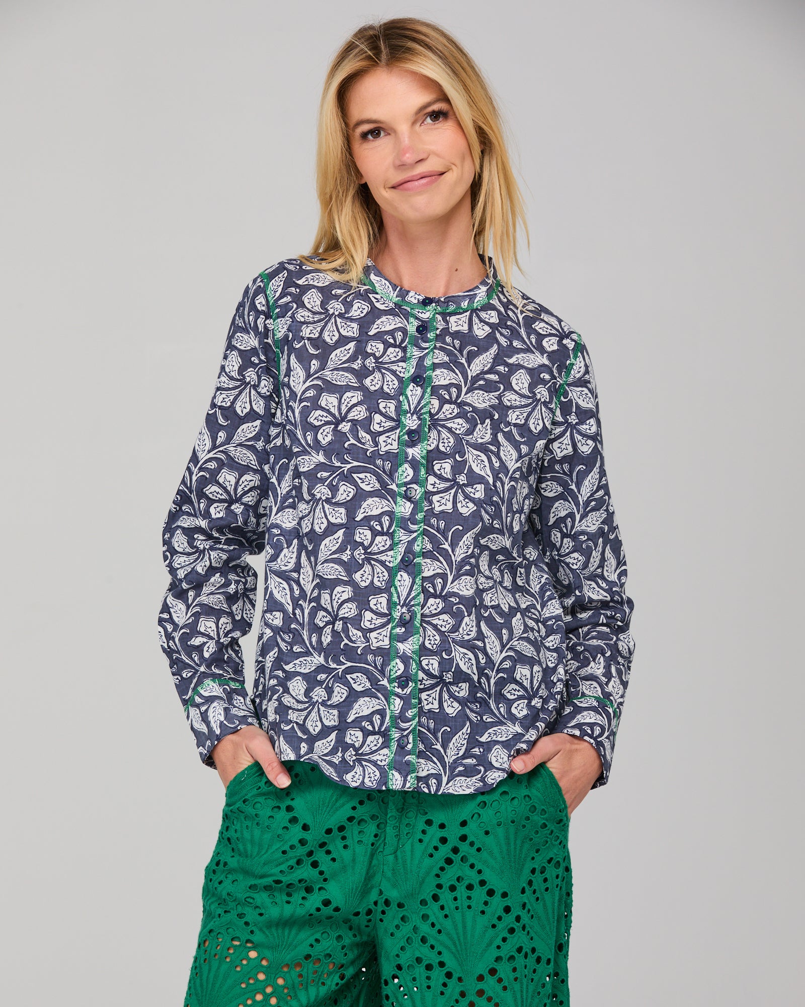 Clove Shirt - Izumi Navy