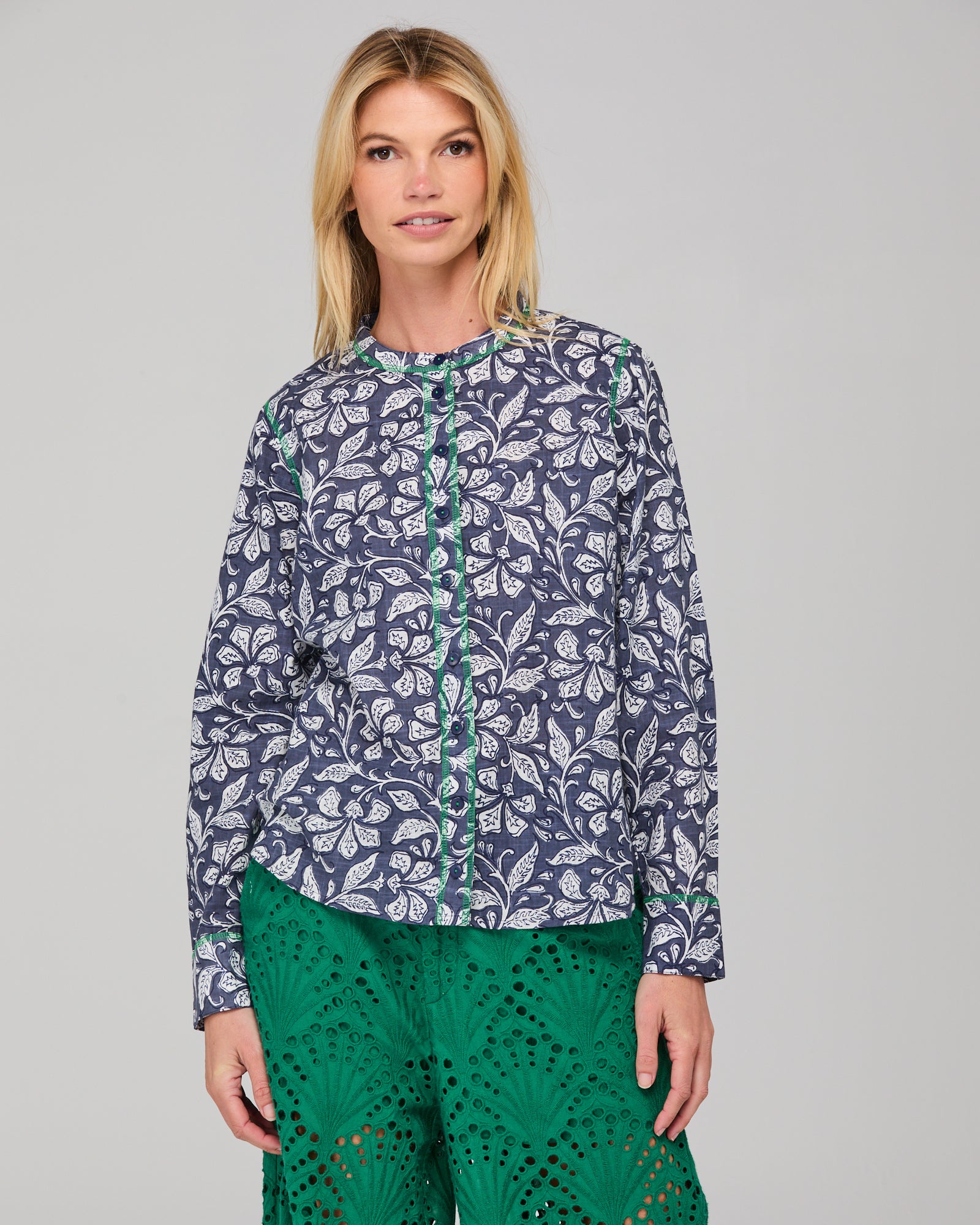 Clove Shirt - Izumi Navy