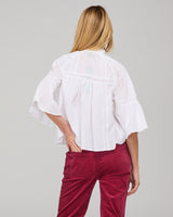 Haru Shirt Embroidered - White