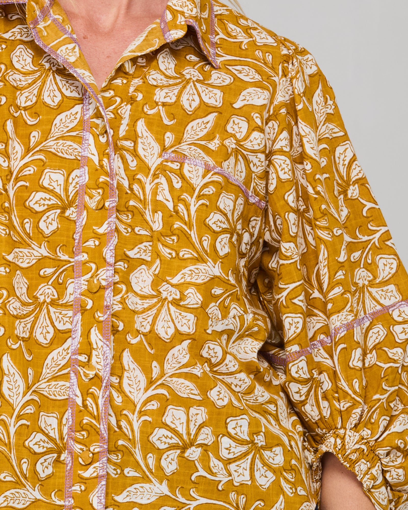 Pari Shirt - Izumi Mustard