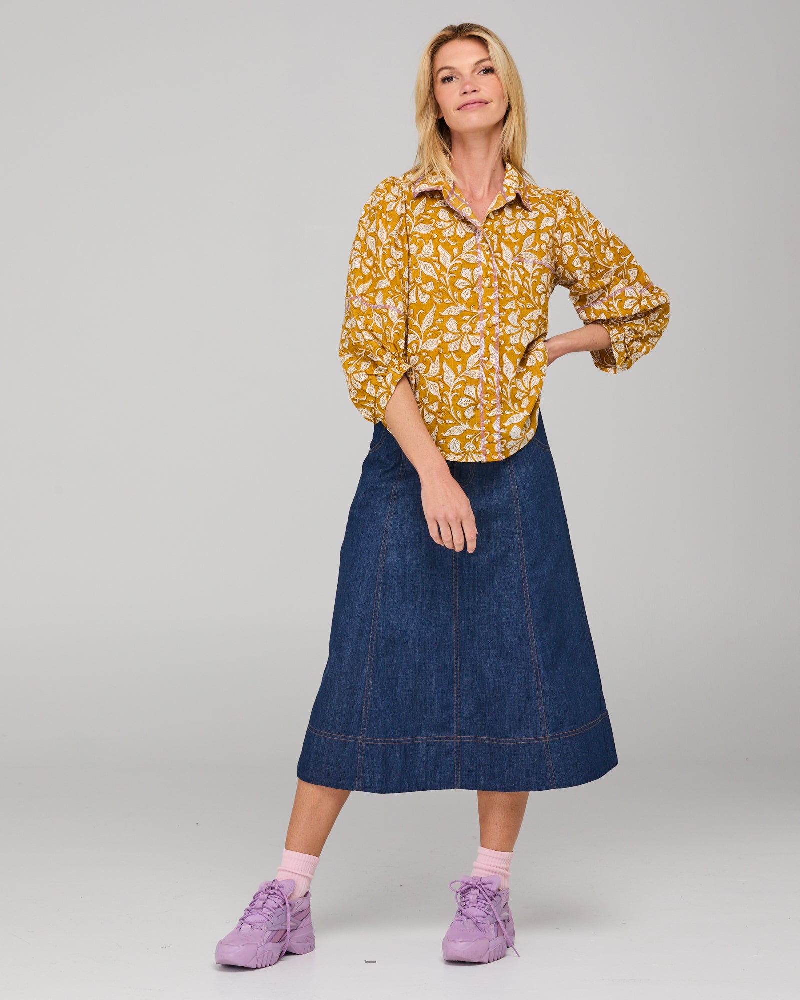 Pari Shirt - Izumi Mustard