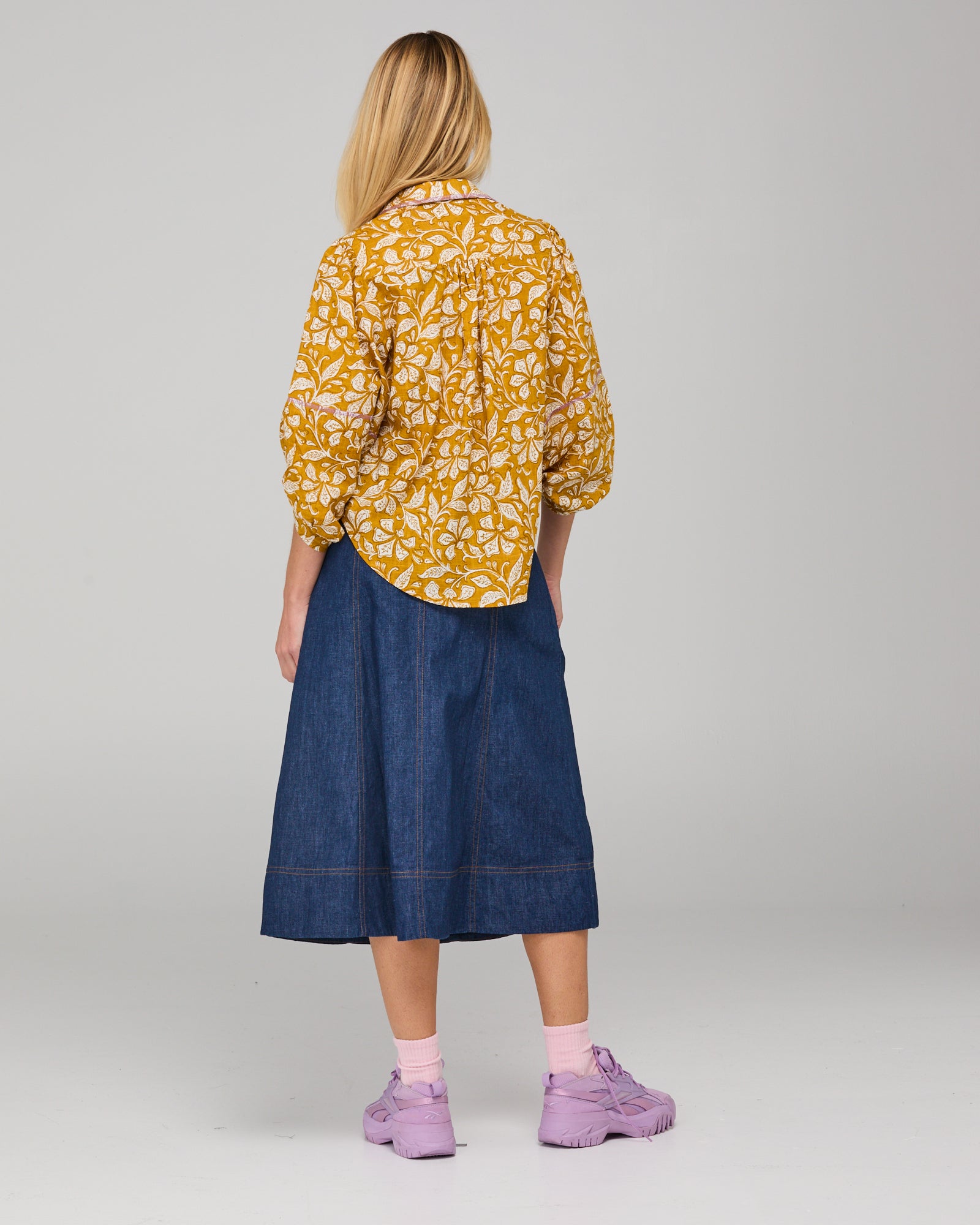 Pari Shirt - Izumi Mustard