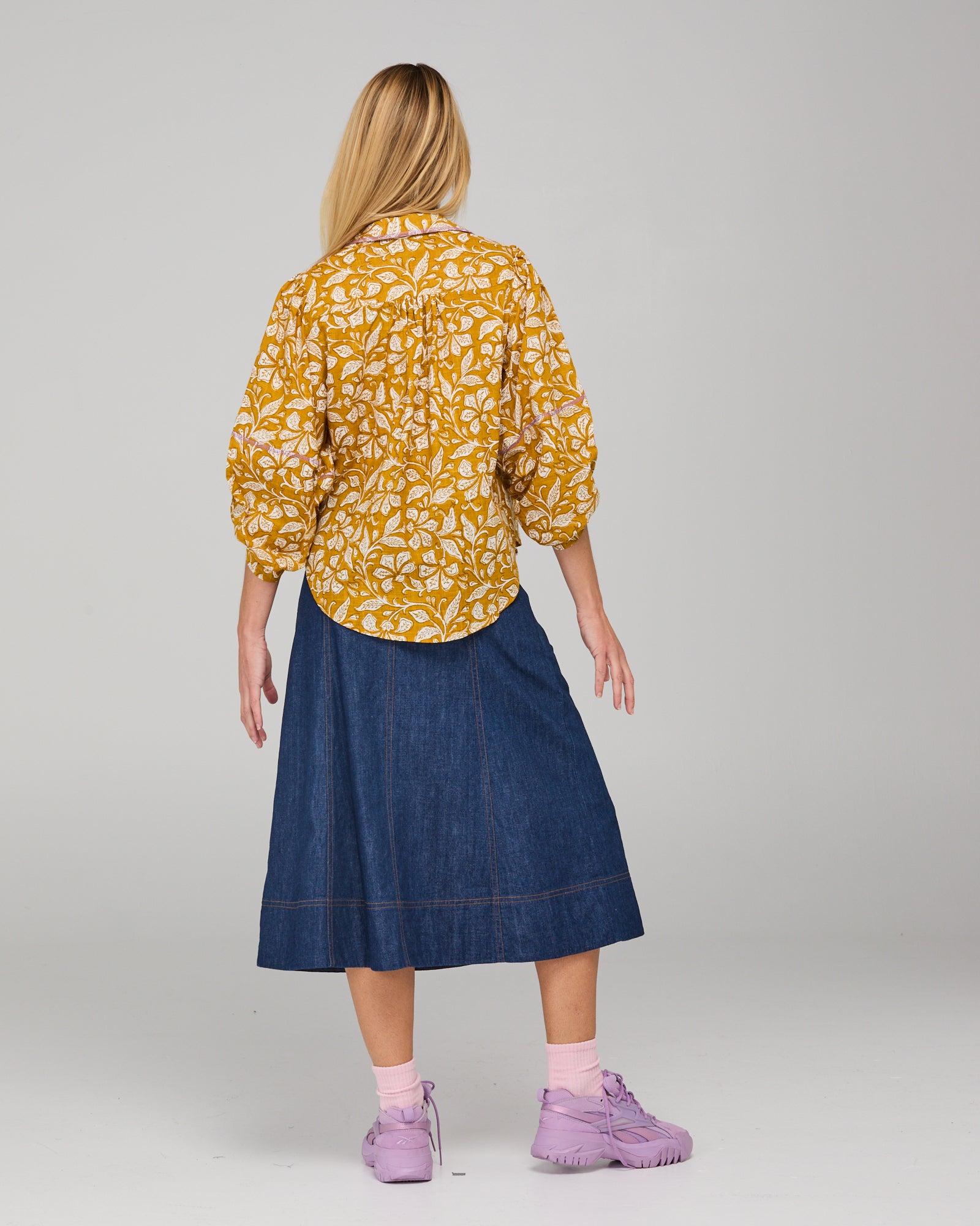 Pari Shirt - Izumi Mustard