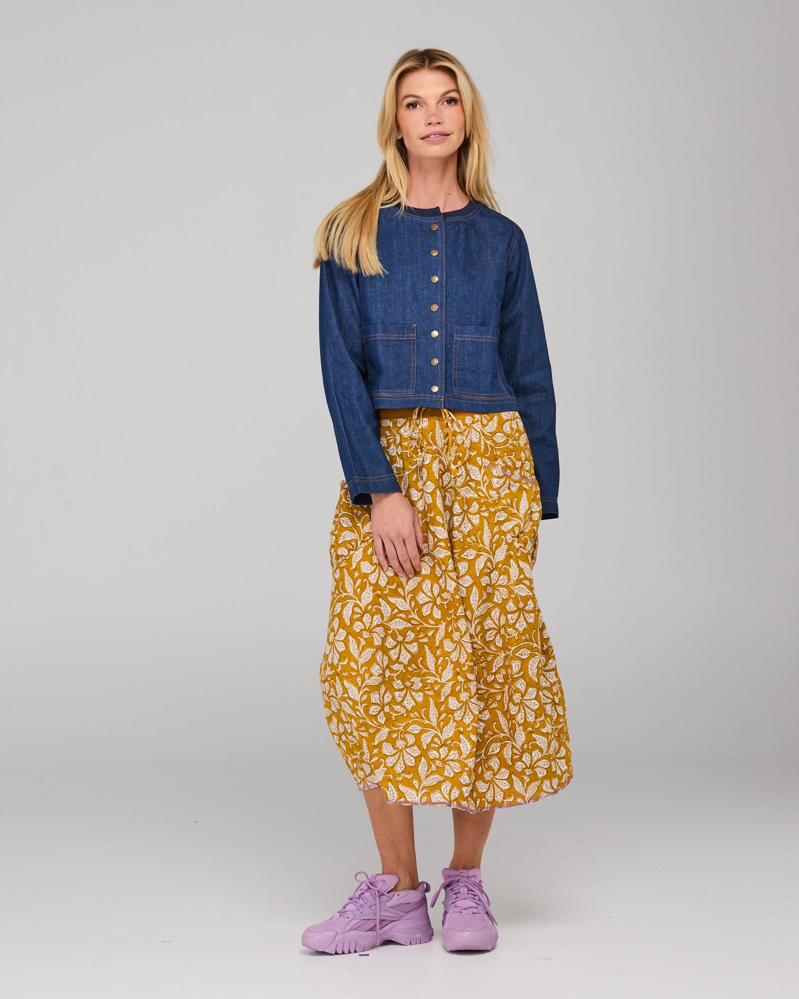 Guru Skirt - Izumi Mustard