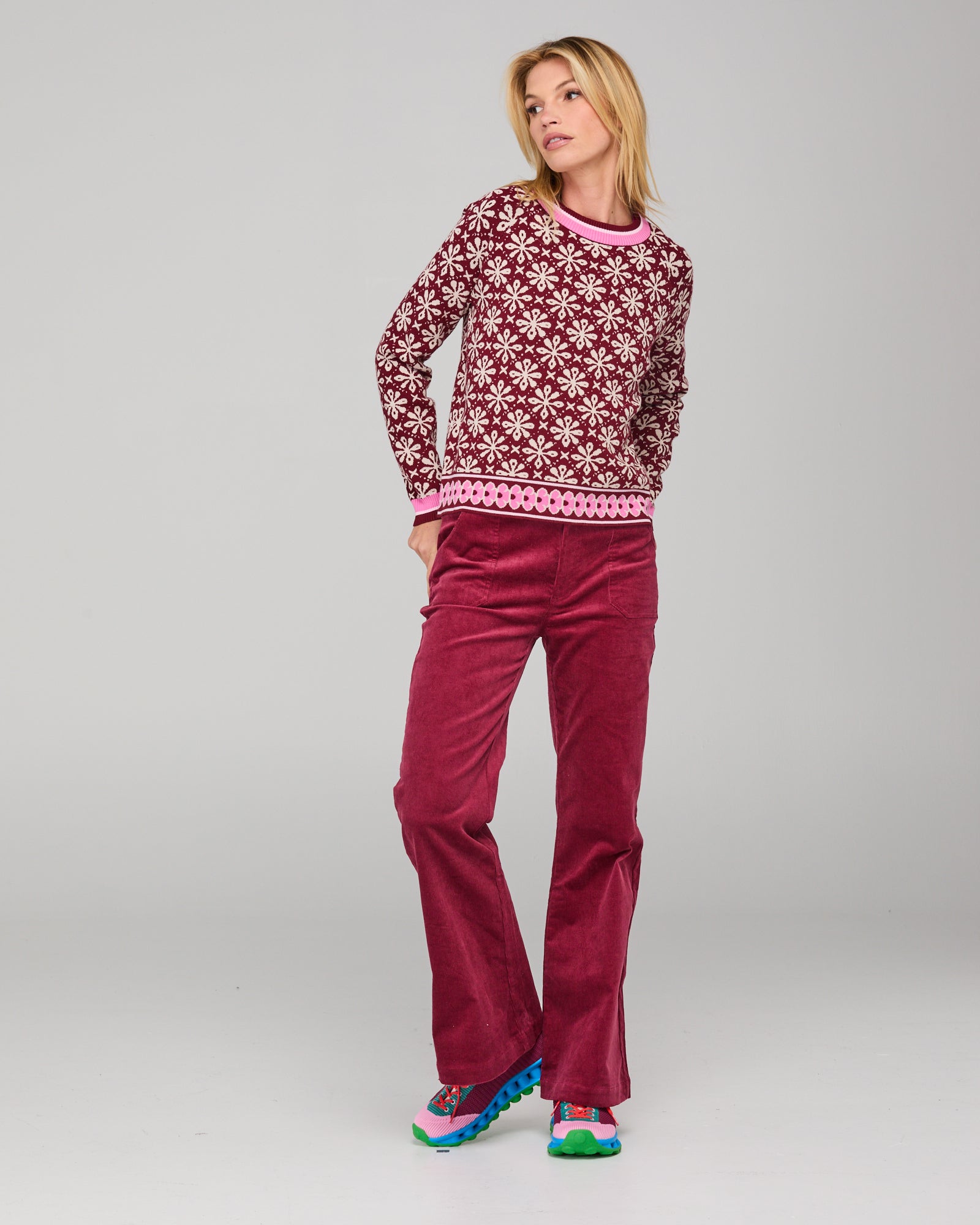 Gigi Jumper - Merlot