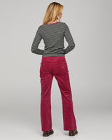 Bellissimo L/S Top -  Khaki/Navy Stripe