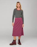 Bellissimo L/S Top -  Khaki/Navy Stripe