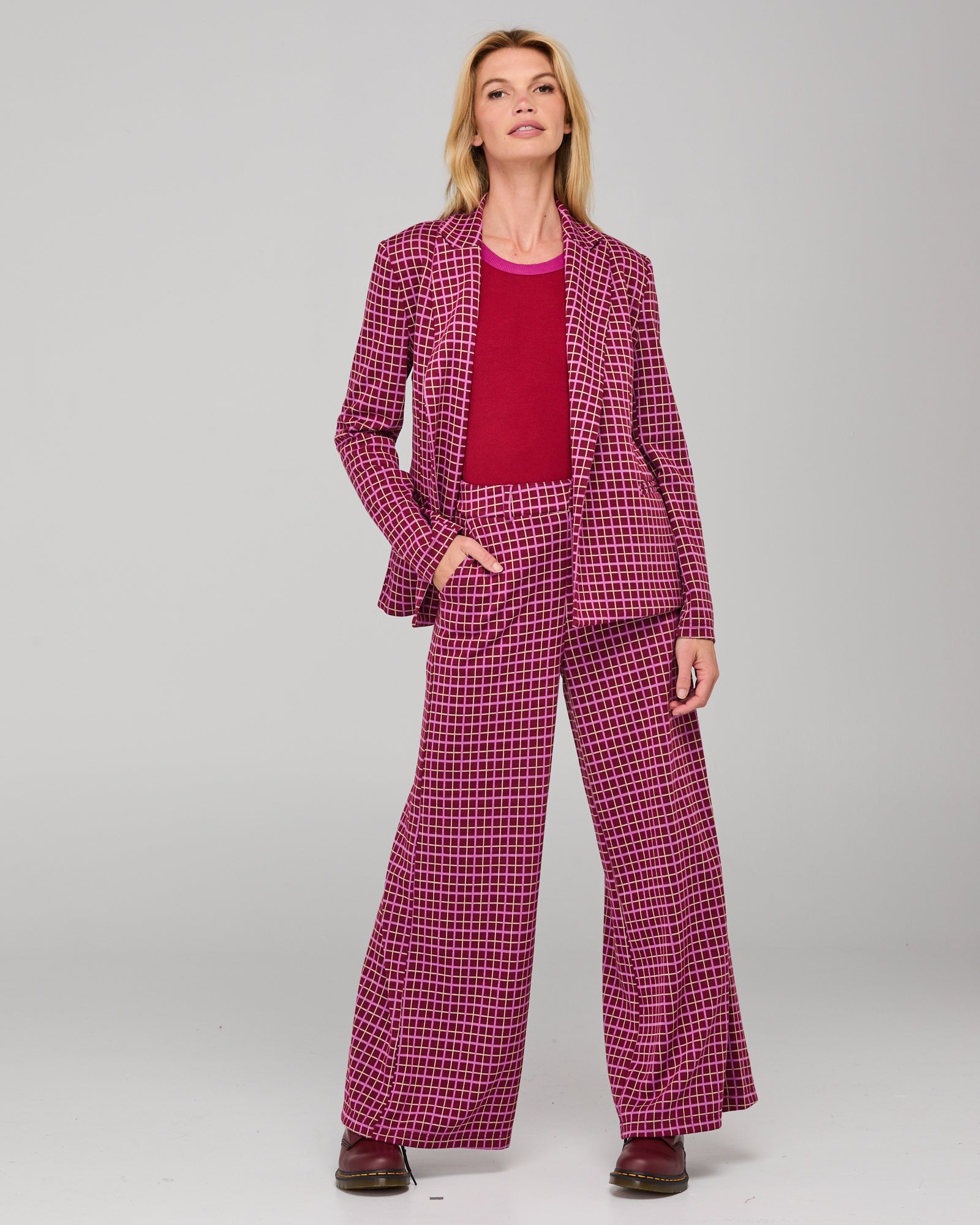 Aiko Blazer - Himari Check