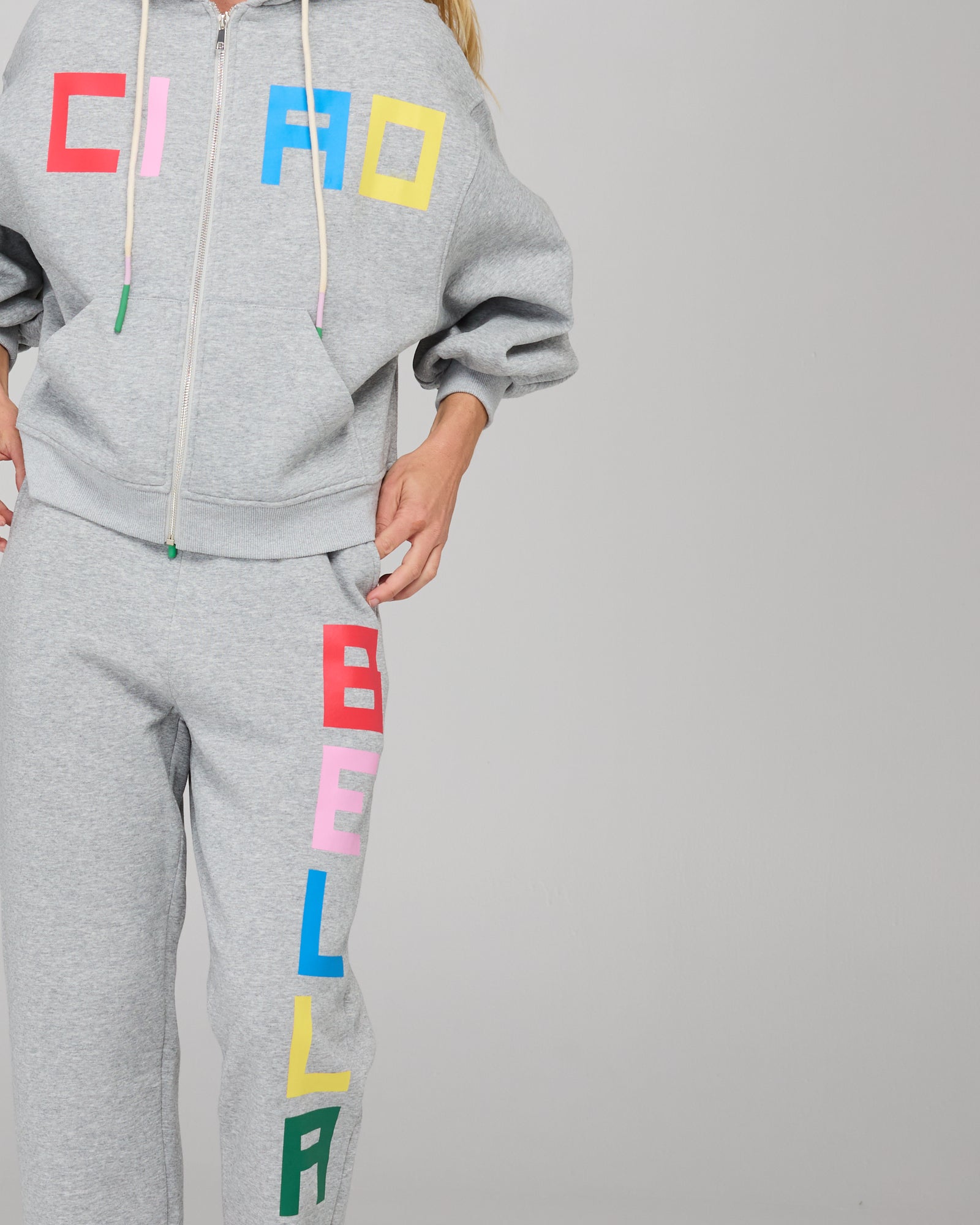 Ciao Hoodie - Grey Marle