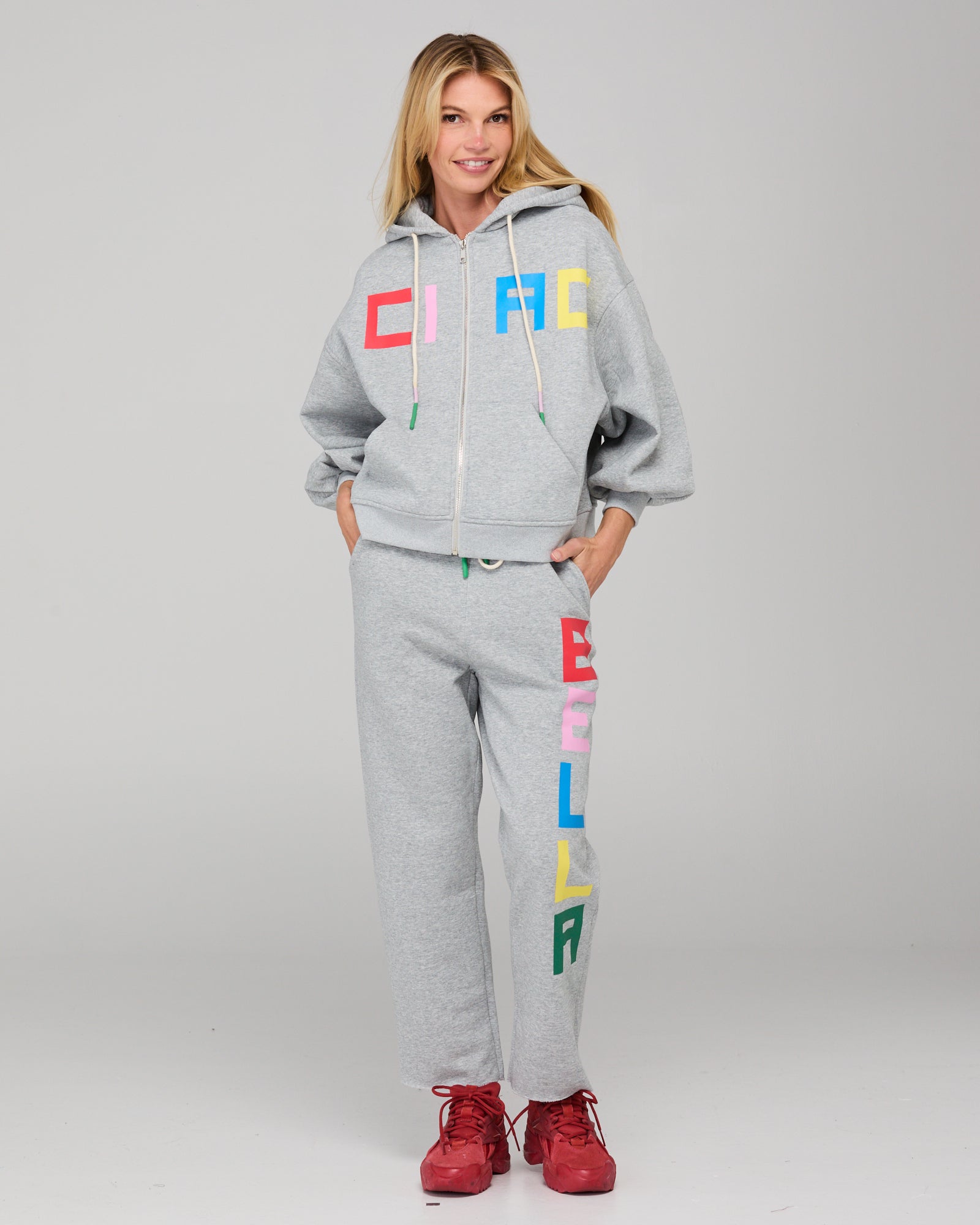 Ciao Hoodie - Grey Marle