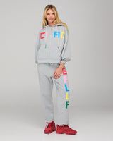 Bella Track Pant - Grey Marle