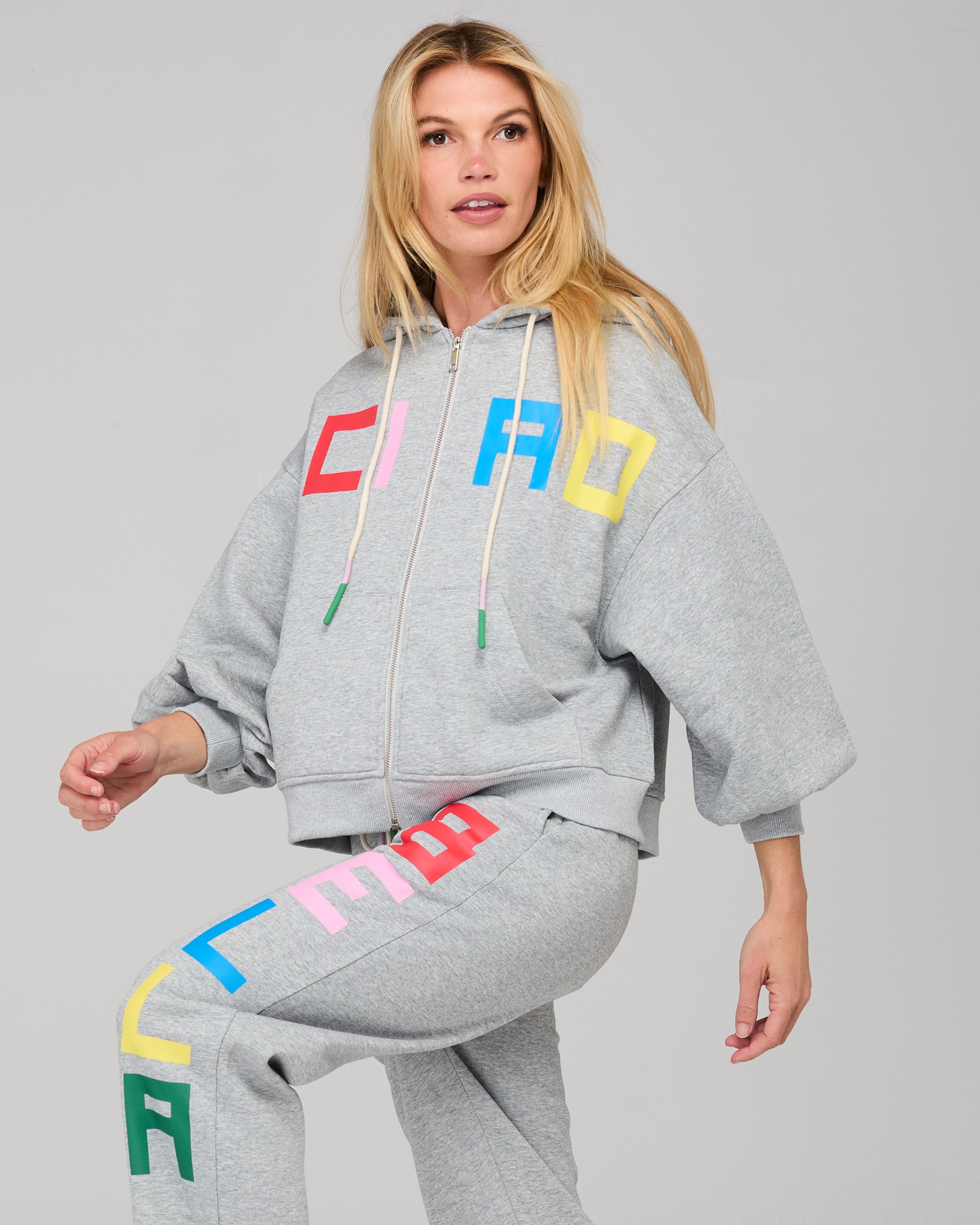Ciao Hoodie - Grey Marle