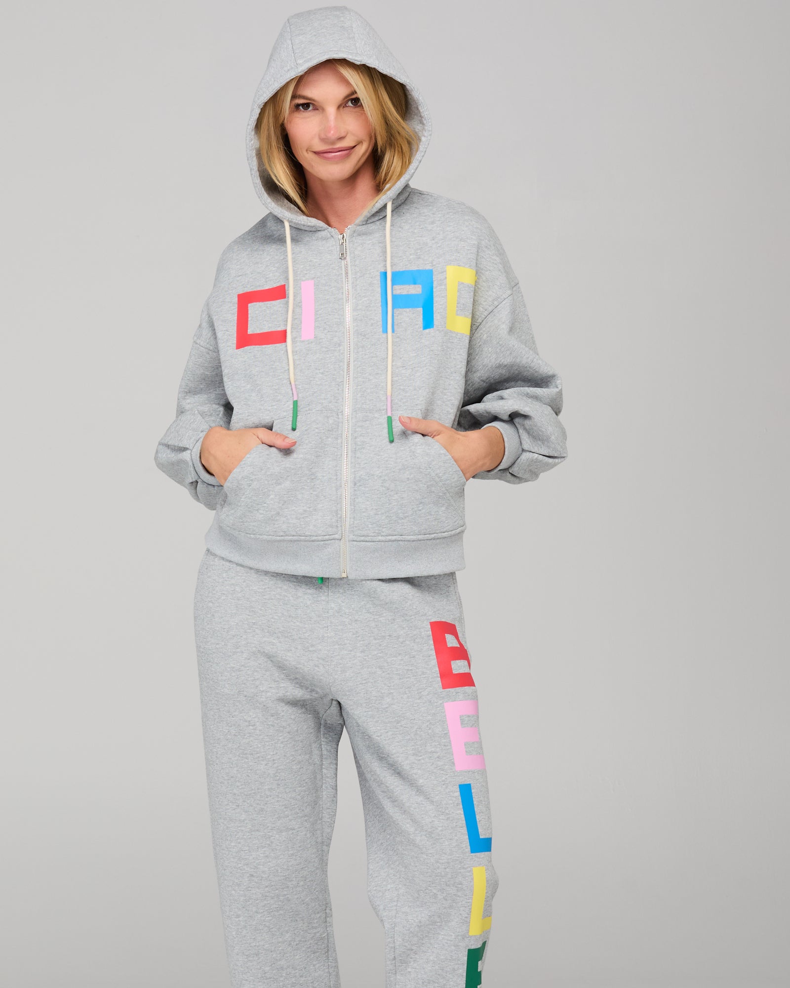 Ciao Hoodie - Grey Marle