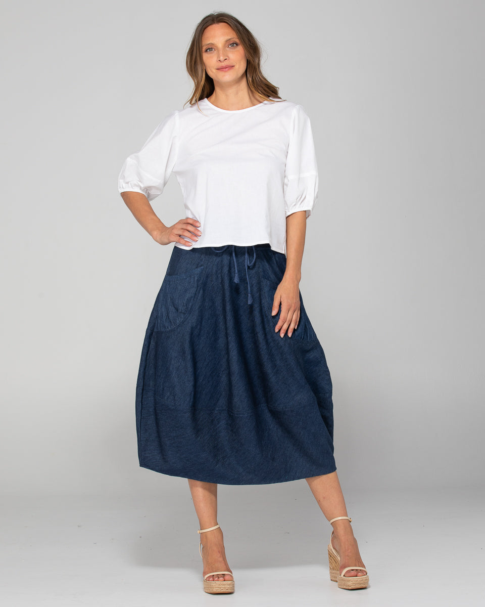 Winter Guru Skirt - Dark Denim