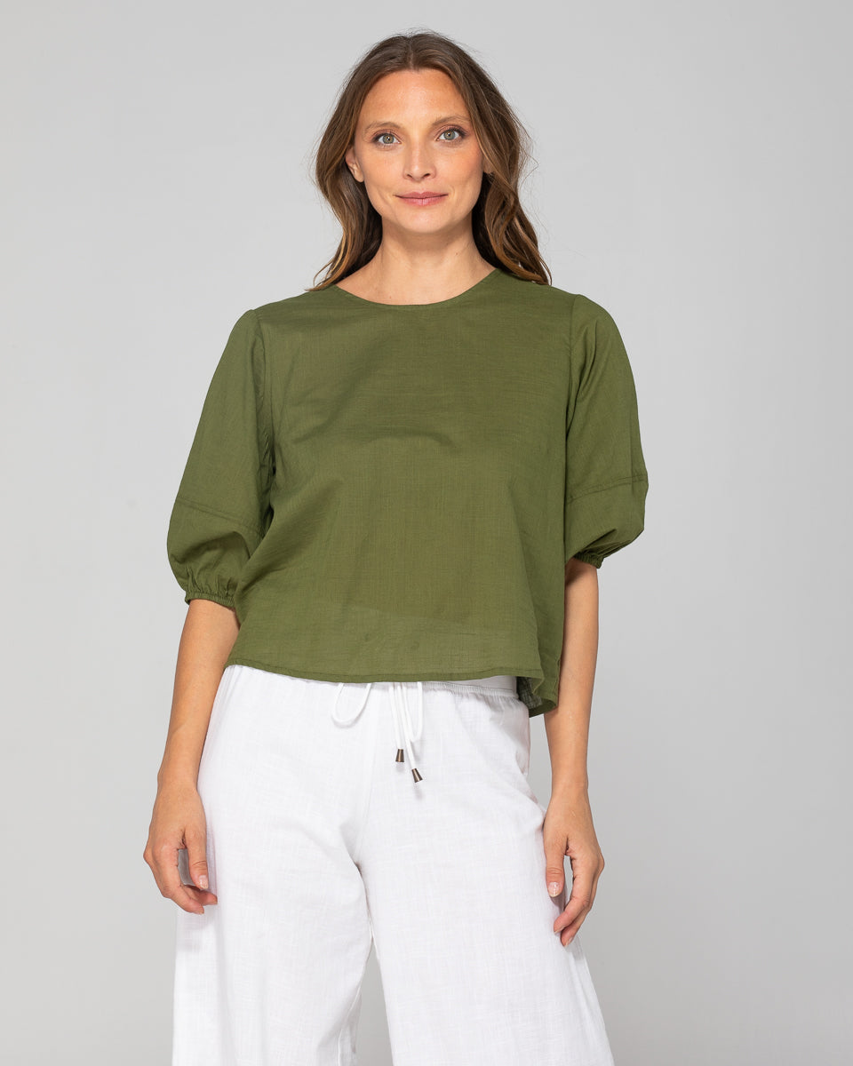 Ava Top - Khaki