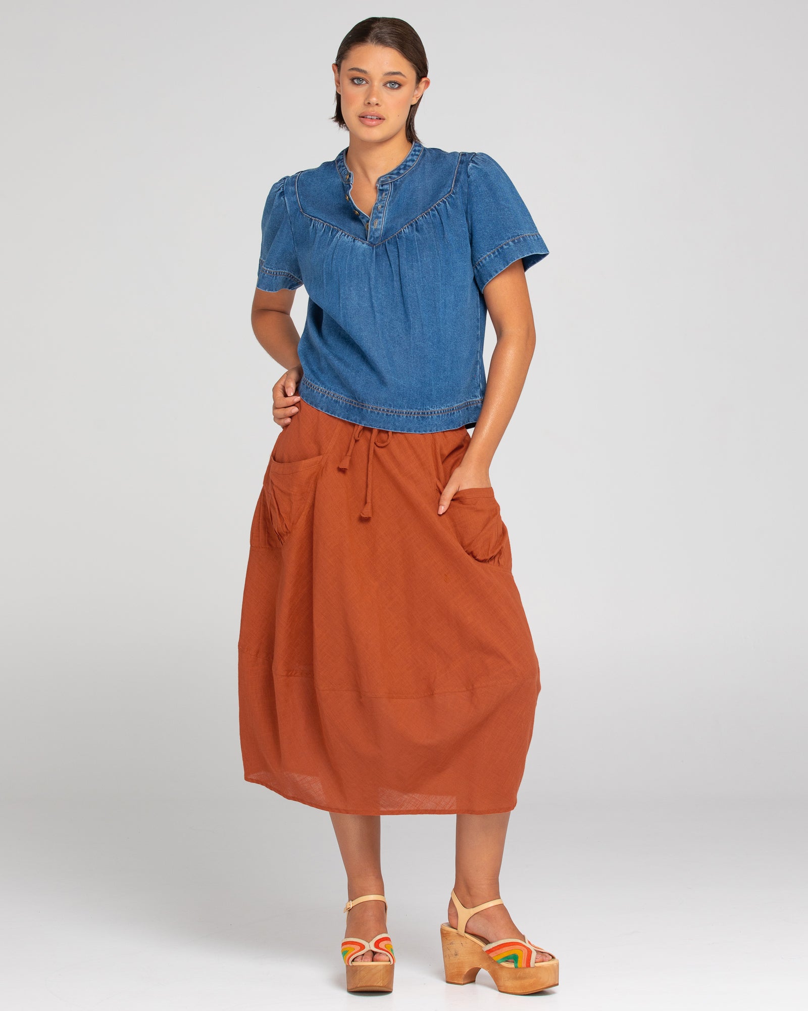 Guru Skirt - Mecca Orange