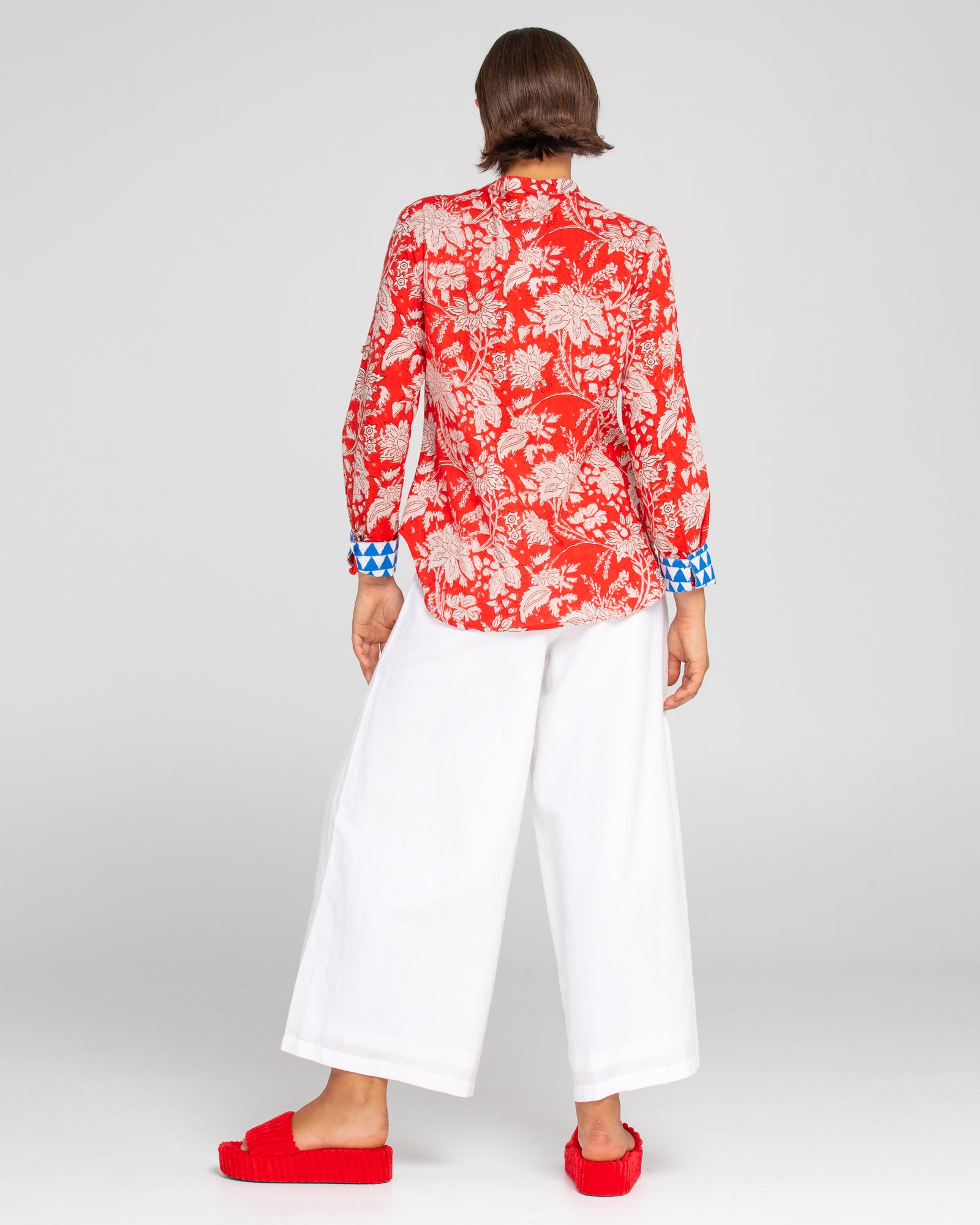 Jedda Linen Pant - White