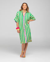Maui Shirt Dress - Capri Peach