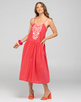 Ahana Dress - Washed Red