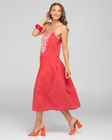 Ahana Dress - Washed Red