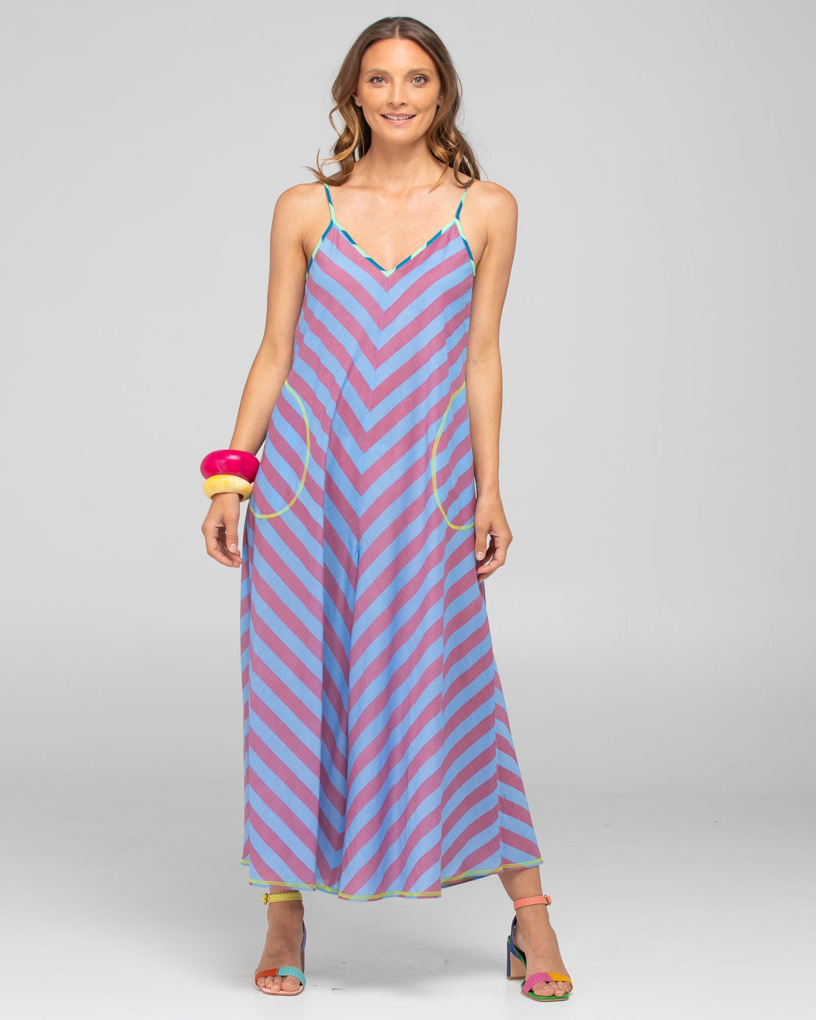 Shimmi Jumpsuit - Capri Blue