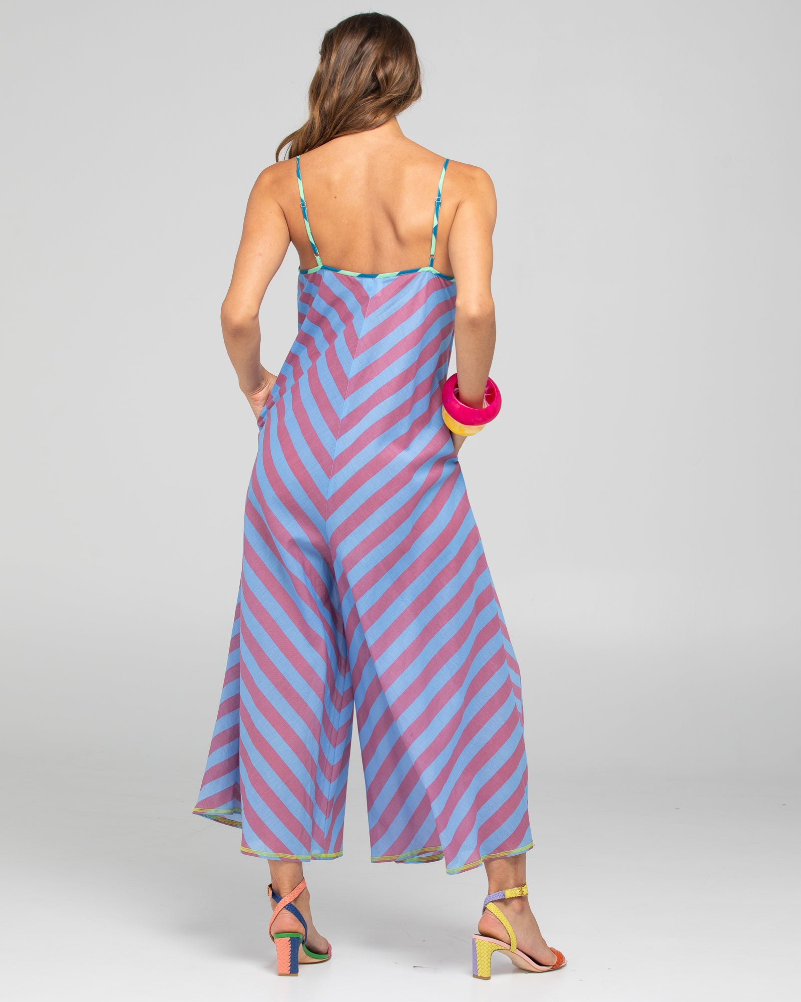 Shimmi Jumpsuit - Capri Blue