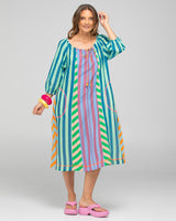 Lucia Dress - Capri Spliced