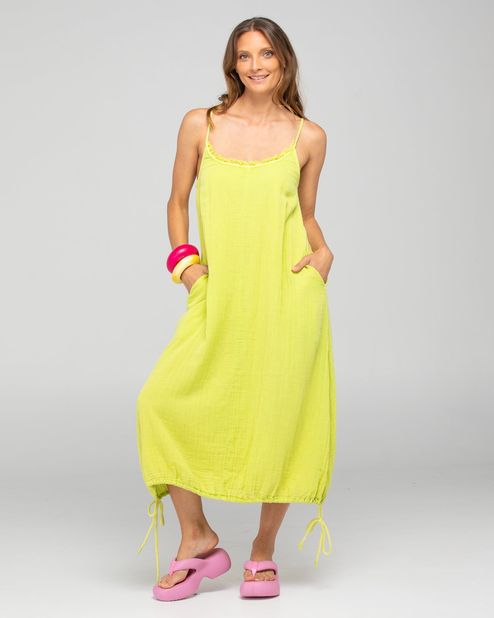 Arena Dress - Lime